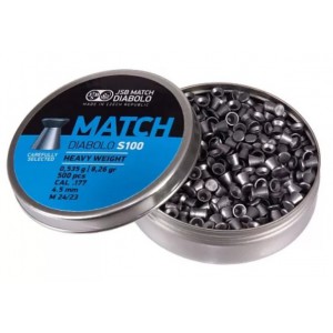 Пульки JSB Blue Match S 100 к.4,50мм, 500шт./уп. арт.: JSBBM0535 Пульки JSB Blue Match S 100 к.4,50мм, 500шт./уп. арт.: JSBBM0535